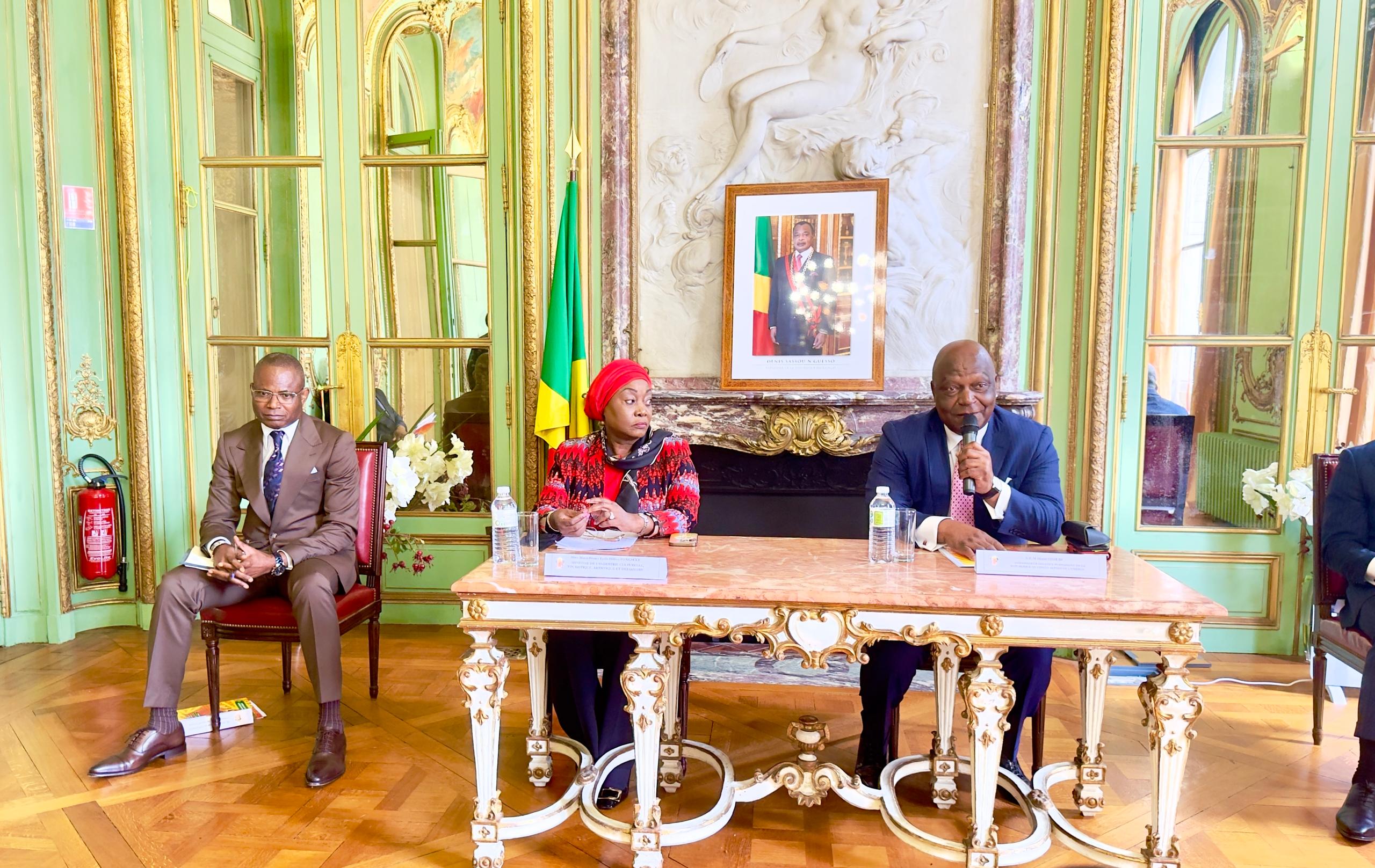 Vers une industrie musicale africaine plus compétitive : Madame Lydie Pongault en dialogue avec les jeunes talents à Paris